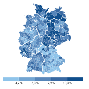 Von der Schule ohne Abschluss (Karte)