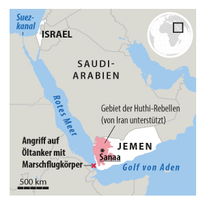 Gebiet der Huthi-Rebellen im Jemen