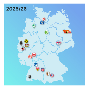 Vereine der Bundesliga-Saison 2025/26