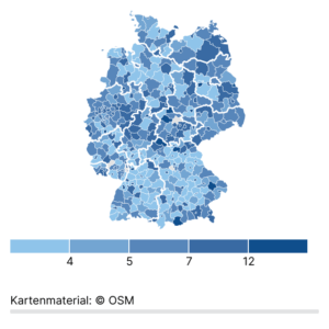 Krankenhausbetten (Karte, 2023)