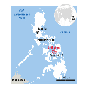 Schweres Erdbeben auf den Philippinen