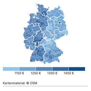 Bürgergeld (Karte, Juli 2025)