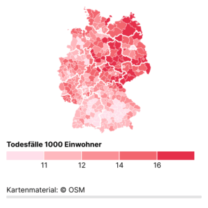 Todesfälle (Karte, 2023)