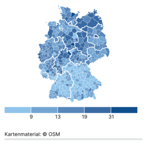 Hilfe zum Lebensunterhalt (Karte, 2023)