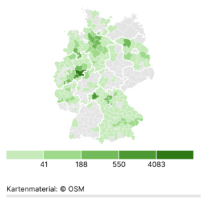 Weihnachtsbäume (Karte, 2024)