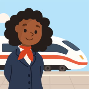 Was macht eine Lokführerin?