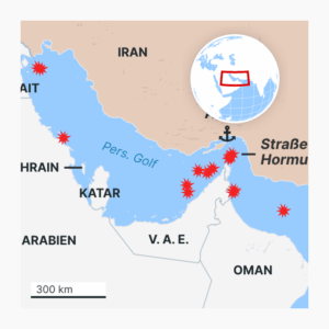 Angriffe auf Schiffe in der Straße von Hormus
