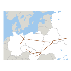 Die Öl-Pipeline Druschba
