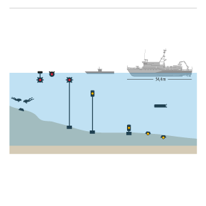 Sprengfallen im Meer