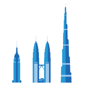 Höchste Bauwerke ihrer Zeit