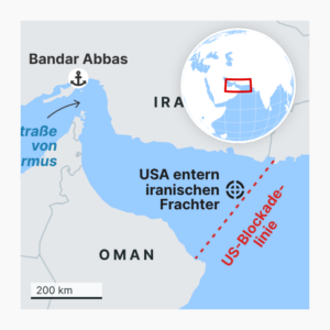 USA entern iranischen Frachter