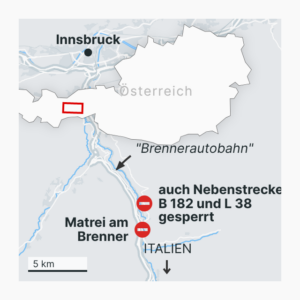 Vollsperrung am Brenner
