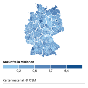 Urlaub in Deutschland (Karte, 2024)