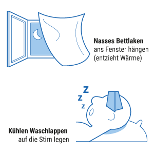 Besser schlafen bei Hitze