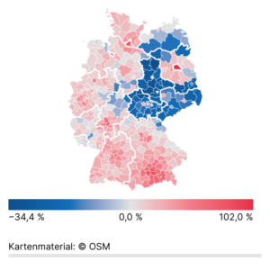 Immobilienpreise und Einkommen (Karte, 2024)