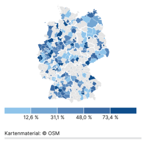 Studium in Mathe & Co. (Karte, 2023)