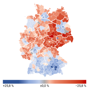 Bevölkerungsprognose bis 2040 (Landkreise)
