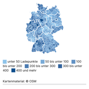 Strom fürs Auto (Landkreise)