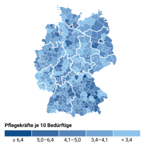 Personal in der ambulanten Pflege (Landkreise)
