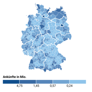 Urlaub in Deutschland (Karte, 2022)