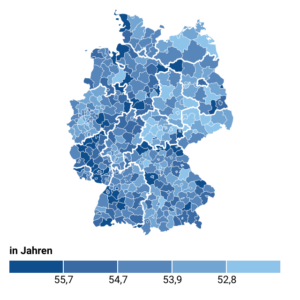 Durchschnittsalter von Ärzten