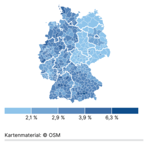 Fahren mit Strom (Karte, 2024)