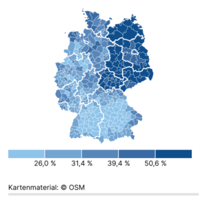 Kinder aus nichtehelichen Beziehungen (Karte, 2023)